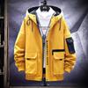Мужские рабочие куртки, мужские весенние и осенние повседневные топы в корейском стиле, мужская весенняя студенческая одежда с капюшоном, тонкая мужская одежда
