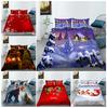 Home Bedding Christmas Quilt Cover and Pillowcase AU King Single/double Bed Full Size Soft Comfortable Down Quilt Cover Home Decoration