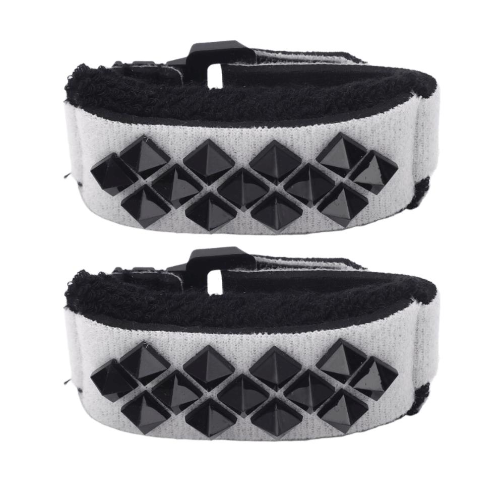 2PCS Plastic And Fabric Bass Muting Strap Adjustable Design Noise Dampers For Electric Guitar