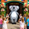 Надувной костюм для ролевых игр животных, Костюм мультяшного персонажа для сценических выступлений и косплей-мероприятий, Забавный аксессуар для переодевания для взрослых и детей