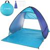 TOMSHOO Automatic Instant Pop Up Beach Tent Lightweight Outdoor Beach Shade Sun Shelter Tent Canopy