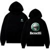 2025 Новый мотоцикл Benelli TRK Мужское худи оверсайз Мужской пуловер Свободный повседневный Высококачественные толстовки С длинным рукавом Спортивный костюм