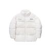 Li Ning X Steven Harrington Collaboration Letter Print Loose Puffer Jacket Men Upperwear White AYMT375-2