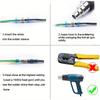 100pcs Waterproof Solder Seal Heat Connector Shrink Butt Connectors Lug Terminals Electrical Wire Car Insulated Terminal 100pcs