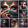 New 2024 Diamond Painting Middle Eastern Woman Full Square Cross Stitch Embroidery Exotic Portrait Mosaic Handmade Home Decor
