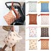 Travel High-Capacity Reusable Waterproof Wetbag Stroller Bag Zippered Double Cloth Diaper Bag