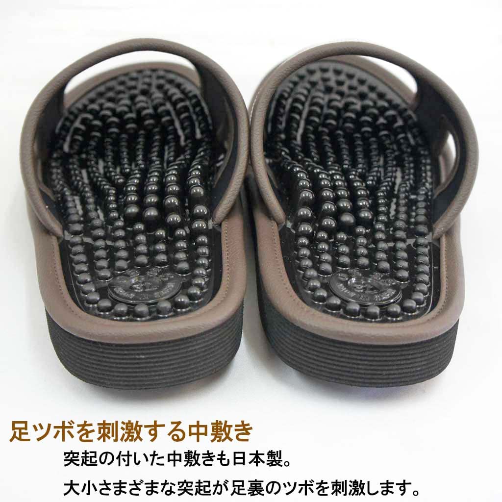 Тапочки Kobo от Leure Healthy Size Up to Сделано в Давление на стопу Серый [Hakihaki - CREO] Сандалии, 3L, 28,5 см, Джамбо, Япония, Баллы,