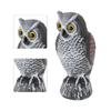 Scare Birds Away Owl Decoy Plastic Pest Control New Bird Deterrent