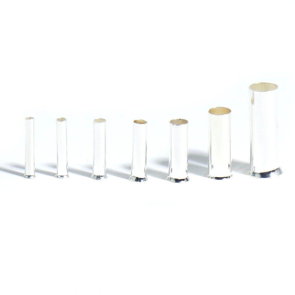 1100 шт. неизолированных медных голых клеммных наконечников для обжимных соединителей