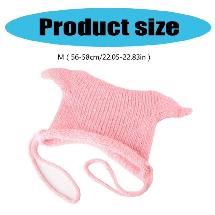 Забавные вязаные шапки-бини, оригинальные клоунские шапки для женщин, девушек, зимний повседневный головной убор