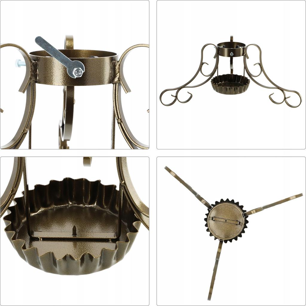 KADAX Stojak Na Pod Choinkę Choinkowy metalowy Na Drzewko Podstawka Z miską