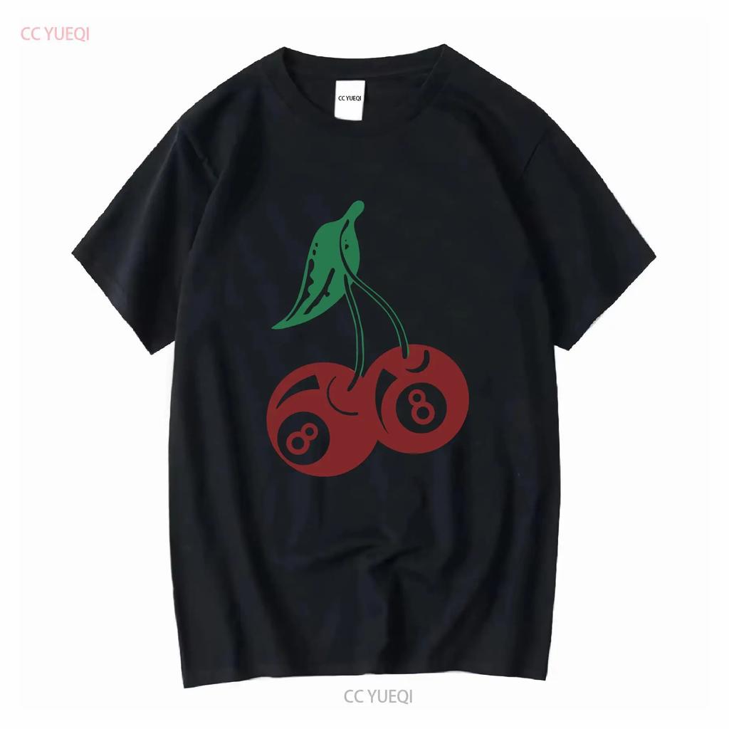 Vintage Cherry Ball s T Shirt Retro Billard Lovers Oversized Yk Lucky Cool s Clothing long or short sleeves vintage