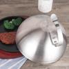 Крышка для бургера, плавящийся купол из сыра, коммерческий сорт, разбитая сковорода для поливки
