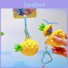 Stitch Summer Beach Collection Pineapple Silicone Keychain With Cute Character Design For Kids And Teens