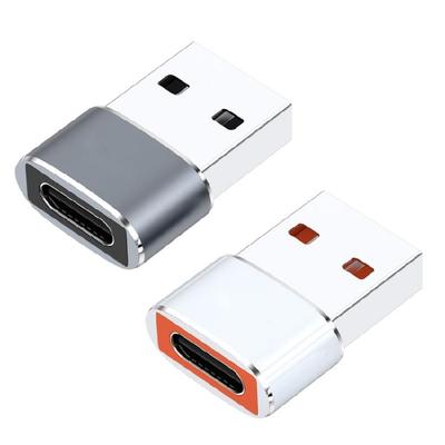 Прочный USB-преобразователь Type C с поддержкой OTG Долговечность Простое подключение Компактный Металлический дизайн Для офиса и путешествий
