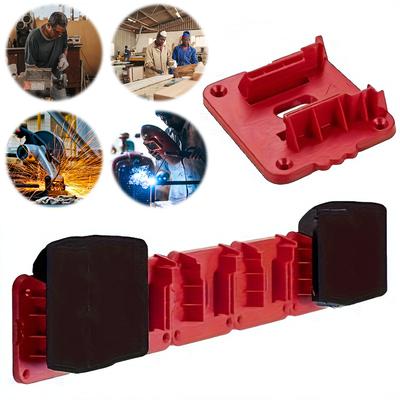 5 шт. Держатель для аккумуляторов Стойка для аккумуляторов для Milwaukee M18 18V Хранение аккумуляторов Док-станция Крепление для рабочих фургонов Полок и Ящиков для инструментов