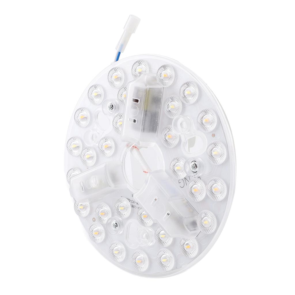 5.3 Inch Ceiling Fan LED Light Replacement 3000K 4200K 6500K 3 Color Temperature 15W Round LED Light Retrofit Kit 95 To
