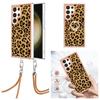 Ремешок с леопардовым принтом, съемный ремешок с пряжкой, или кольцо против падения, или мягкий чехол для мобильного телефона с гладким дизайном для Samsung iPhone Redmi Oppo Moto Honor...
