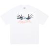 Palace Футболка с принтом Hands On Белая Унисекс Топы P27TS331