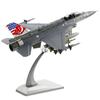 NUOTIE Scale Fighting Falcon Airplane Prebuild Model Kit Finished Product Diecast Aircraft Metal Fighter Model Display 1/72 F-16D (F-16D Singapore)