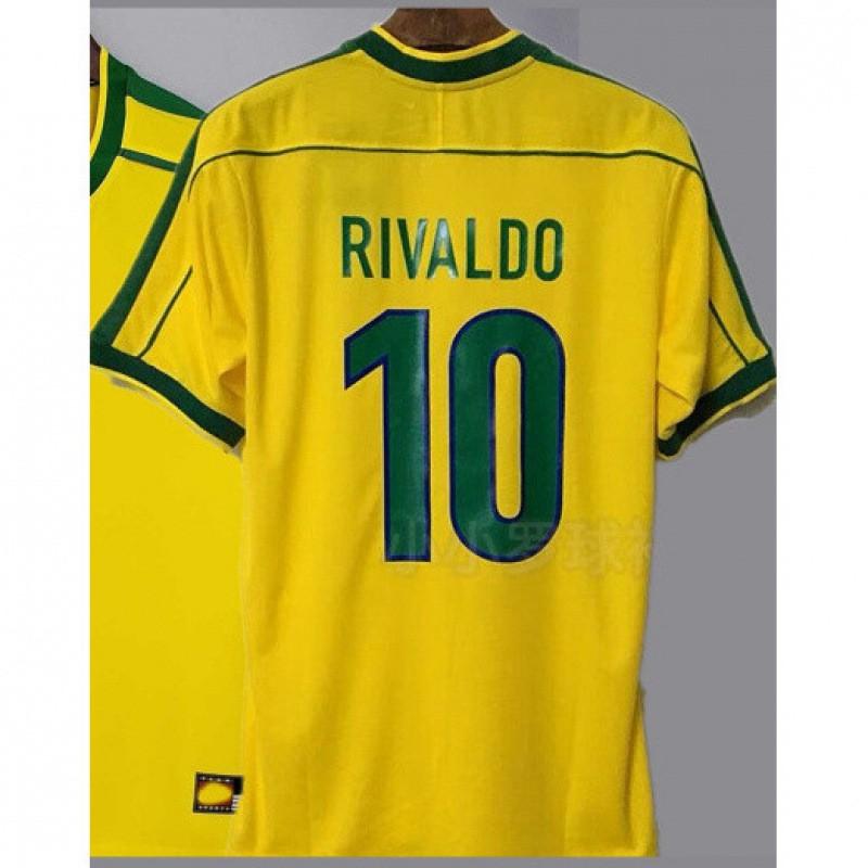 Retro Football Jerseys AC Milan Portugal Brazil National Team Soccer Vintage Shirts