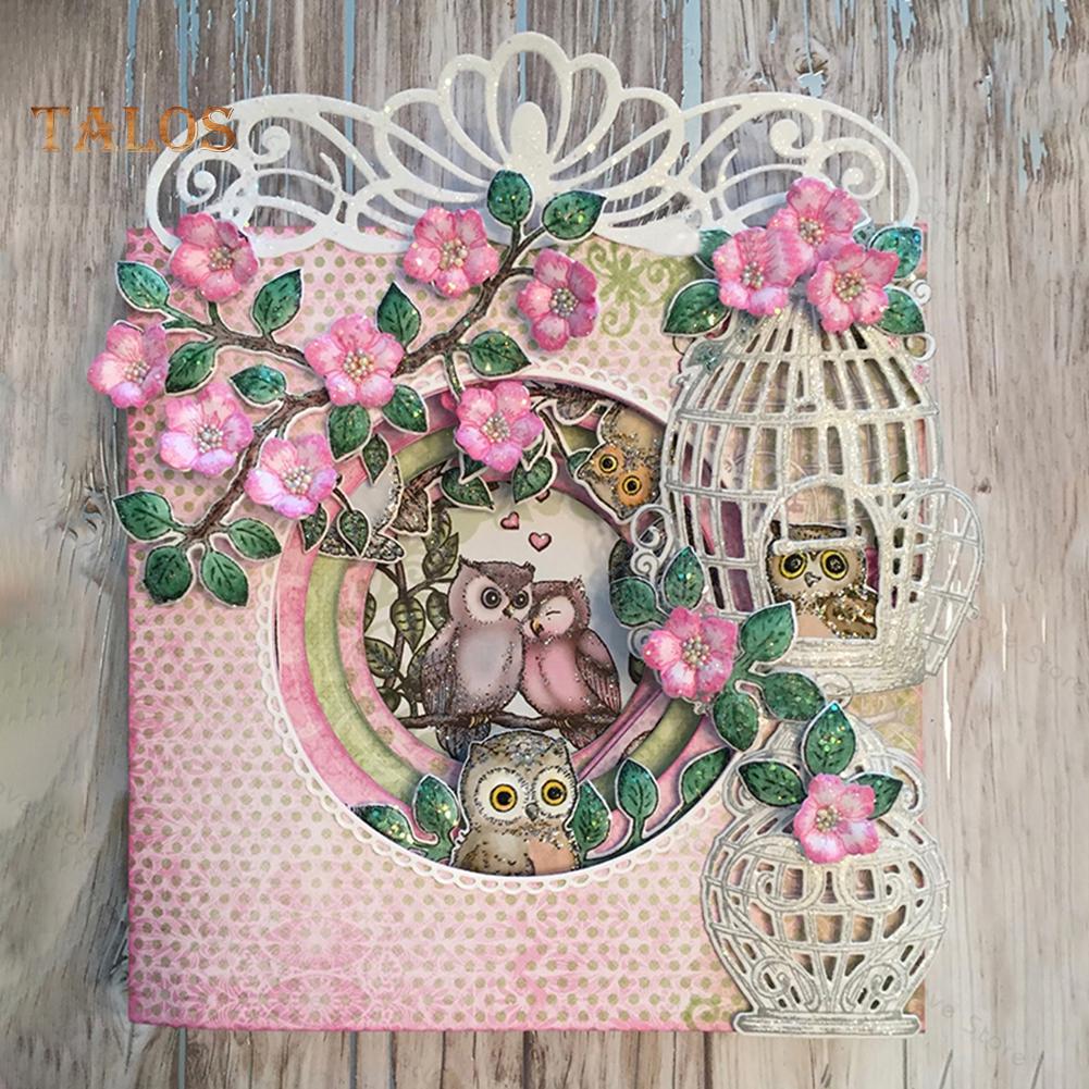 FLH Lace Decoration Cutting Dies DIY Scrapbook Paper Cards Album Craft Stencil Mold