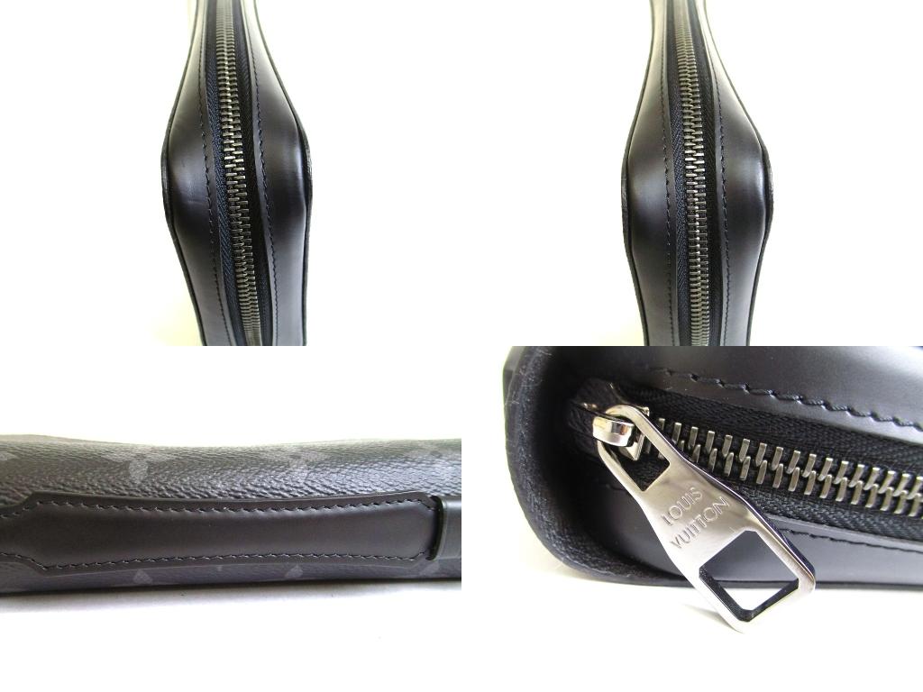 Authentic LOUIS VUITTON Monogram Eclipse Leather Zippey XL Wallet Clutch Bag #b318 Seller refurbished