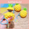 Stitch Summer Beach Collection Pineapple Silicone Keychain With Cute Character Design For Kids And Teens
