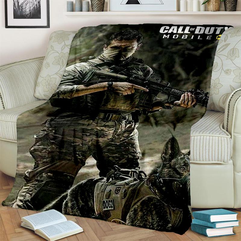 3D Call of Duty, Игра COD, Плед для Геймера HD, Мягкий Плед для Дома Спальни Кровати Дивана Пикника Путешествия Офиса Покрывало Дети