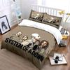 "System of a Down Bedding Set" Bedding Duvet Cover Set Duvet Cover Pillowcases  (1 * Duvet Cover 2 * Pillowcases, without duvet insert)