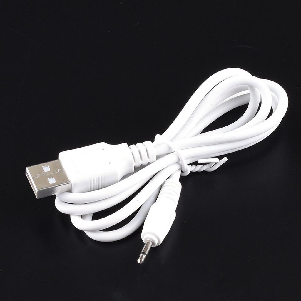 DC Power Plug USB Convert To 2.5*0.7mmmm/DC 2.5x0.7 White Black L Shape Right Angle Jack With Cord Connector Cable