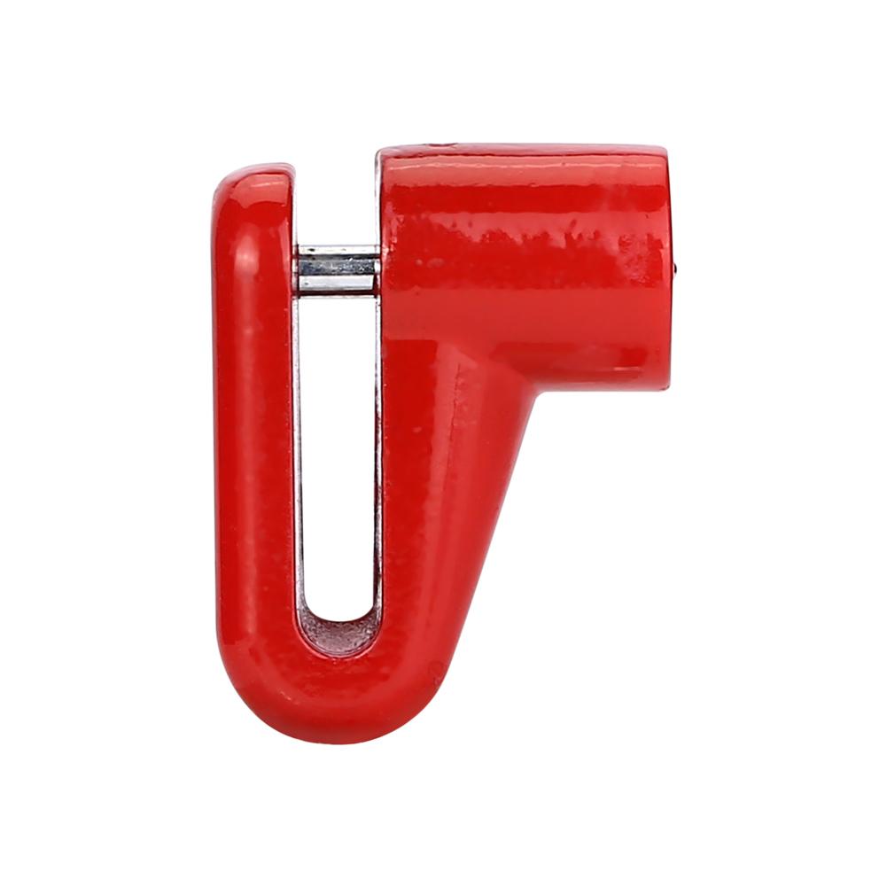 Металлический велосипедный замок дисковые тормоза противоугонные велосипедные замки с пластиковой рамой и ключами красный