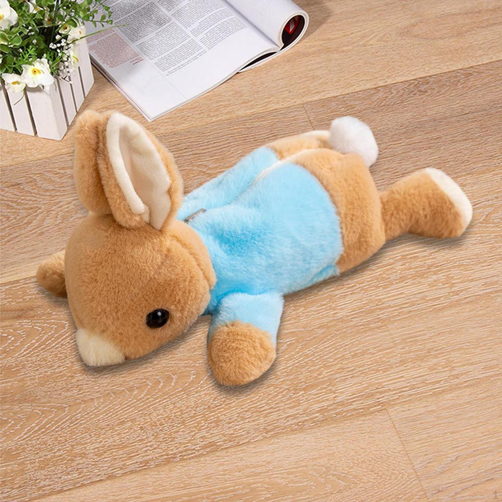 Плюшевый пенал с животными, канцелярский чехол, портативный модный кошелек на молнии