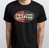 RATTED RAT ROD HOT ROD T-SHIRT CLOTHING RAT ROD T-SHIRT MALE Tees
