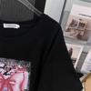 Женская утягивающая футболка средней длины с круглым вырезом большого размера (С коротким рукавом, 200/300/350 Цзинь, 648)