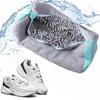New Design Multifunctional Shoe Washing Net, Cylindrical, Velvet-Shaped, Polyester, Zippered, for Home Use, Gray (37*17*2cm)
