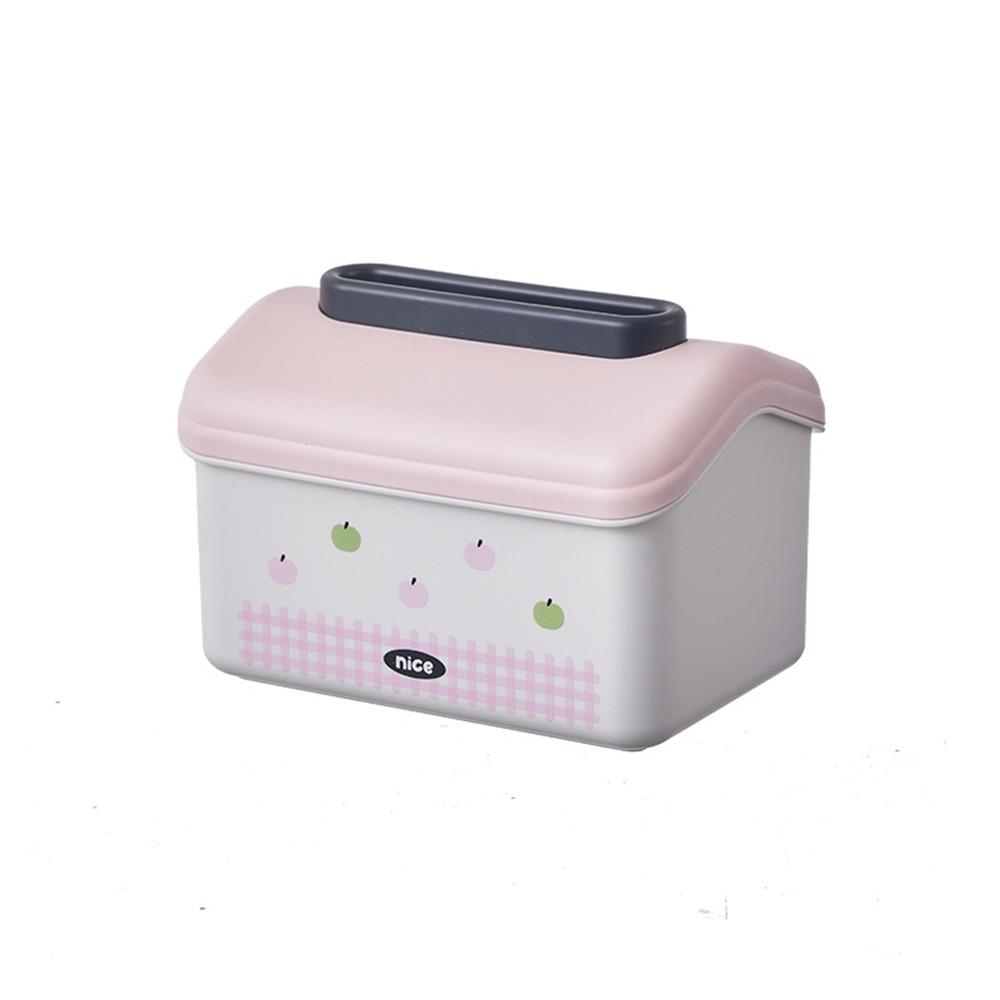 Большая вместимость мультяшная коробка для бумажных полотенец пластиковая коробка для хранения бумаги коробка для салфеток гостиная