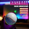 Glow Baseball Colorful LED Light Up 6 Colors 2 Shining Molds Faux Leather Perfect Weight Rechargeable Practice Baseball Kids Toy