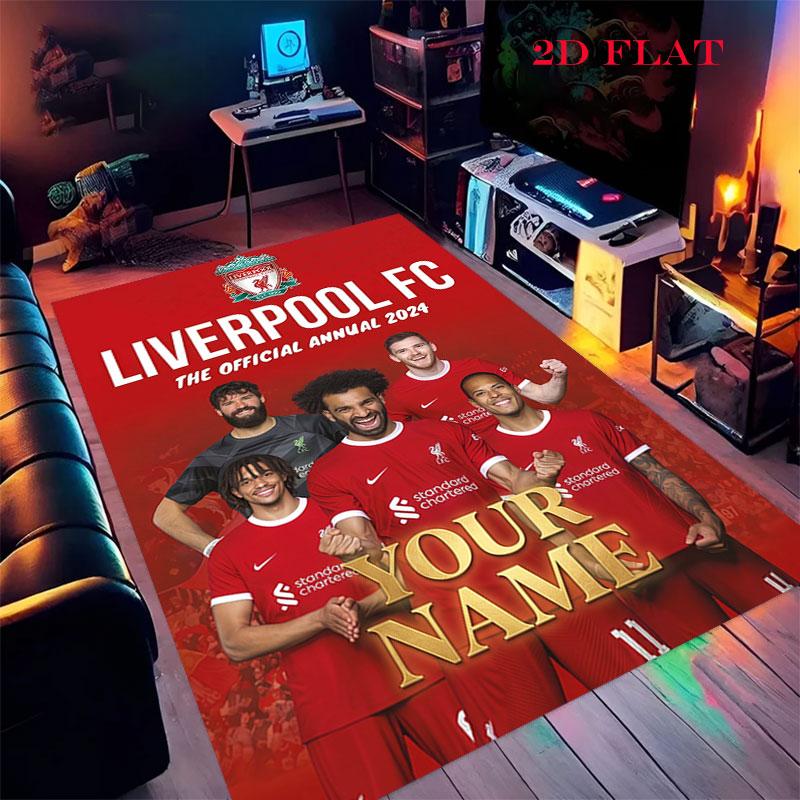 Custom Liverpool Carpet Rug for Living Room Bedroom Home Sofa Decoration,Kids play Nonslip Floor Mat