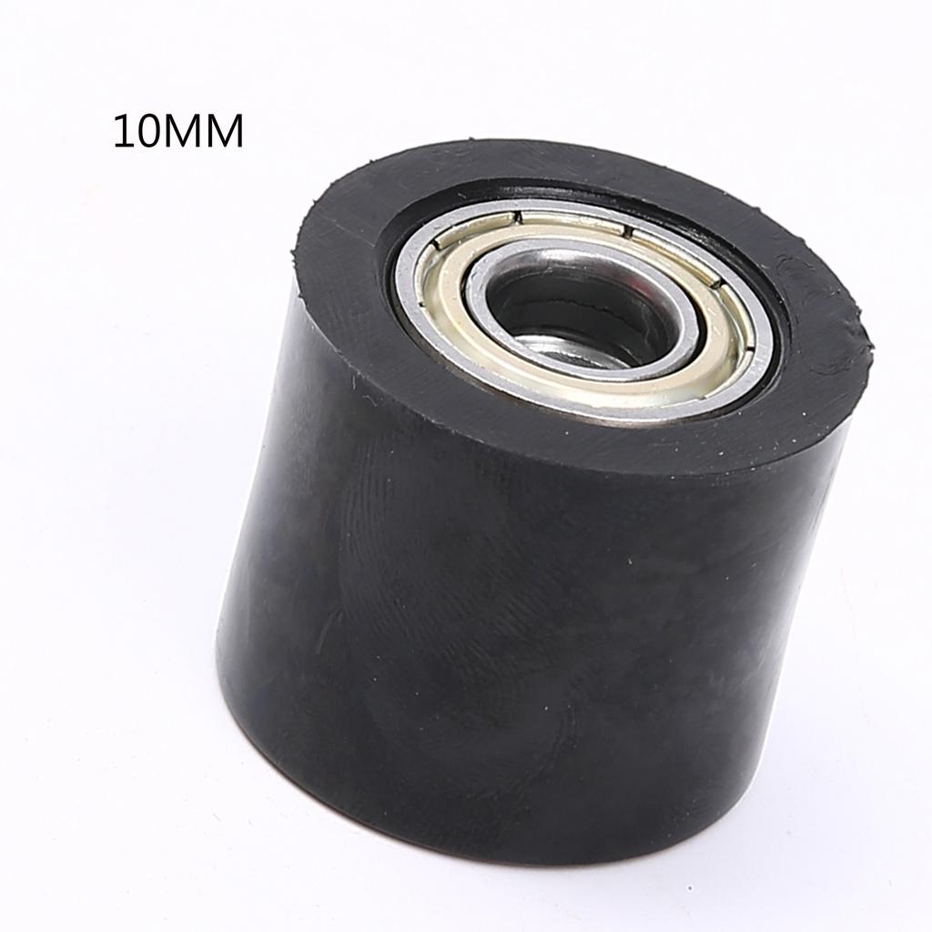 motorcycle Chain Roller Plastic Metal 8MM 10MM Pulley Slider Tensioner Wheel Guide For Pit Dirt Mini Bike Atv 28mm x 32mm