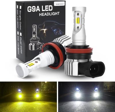 Противотуманная фара KOZATO, H8 LED, 2-цветное переключение, H9, H11, H16 (Отечественные автомобили), индикатор