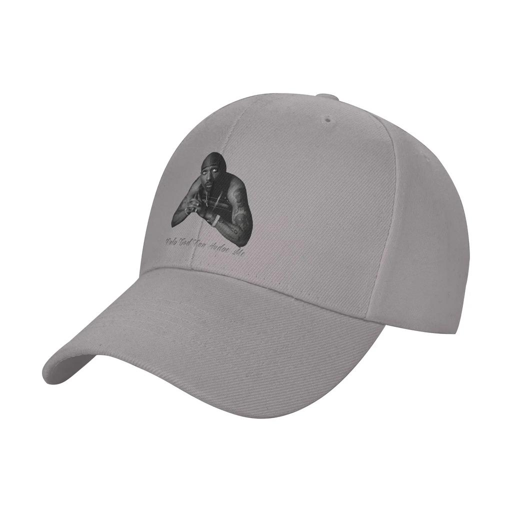 2pac Thug Life Tupac Shakur Curved Brim Baseball Cap Korean Trendy Mens Hats