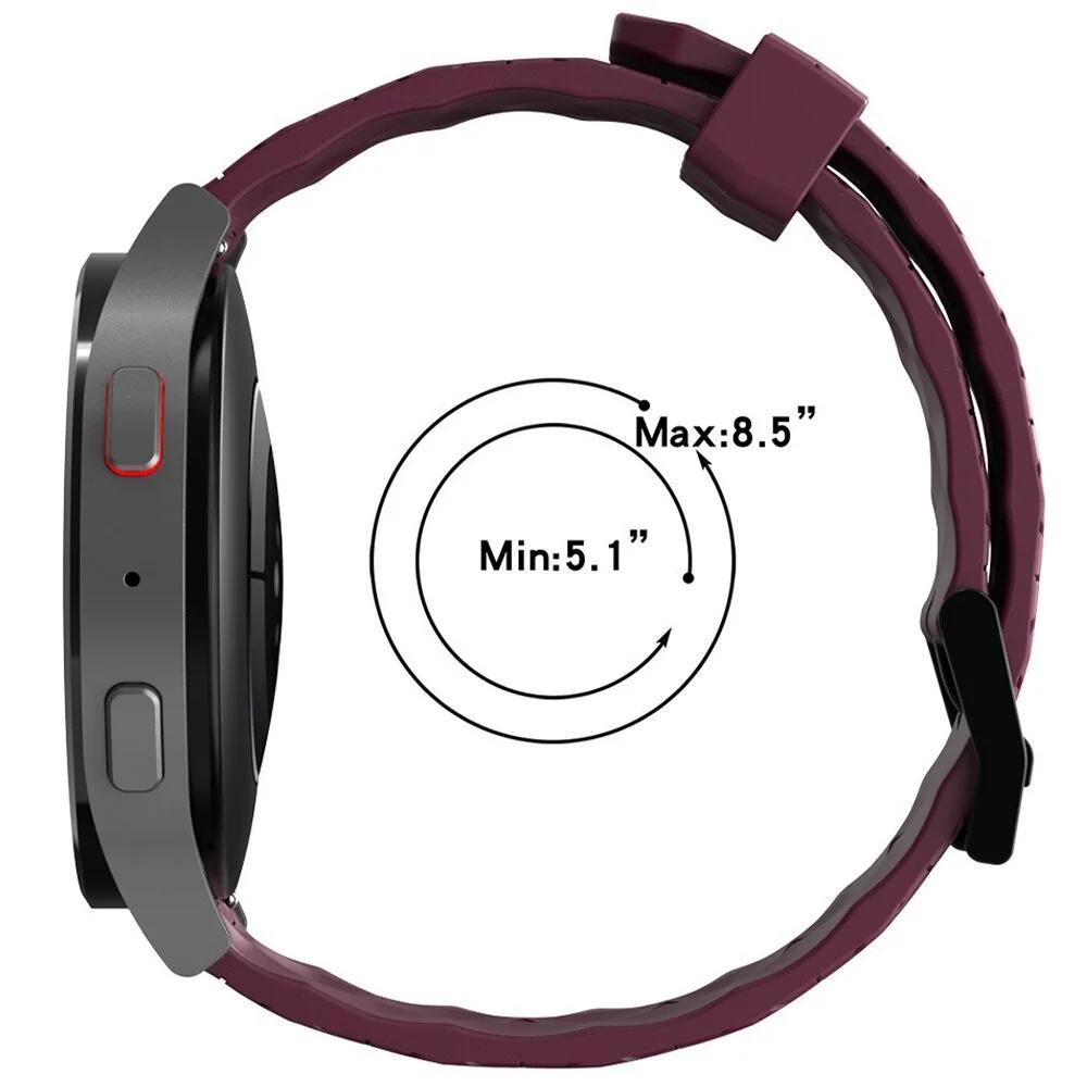 Силиконовый ремешок без зазоров для Samsung Galaxy Watch 4, 6, классический, 47 мм, 43 мм, 42, 46 мм, быстросъемный ремешок, подходит для Galaxy Watch 6, 5, 4, 5 Pro, 45, 40, 44 мм