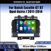 4G Android OS For Buick Excelle GT XT Opel Astra J 2011-2014Car Radio Stereo Multimedia Video GPS Navigation Player QLED Screen