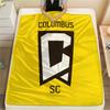 Columbus Crew  Print Flannel Blanket, High quality Comfortable for All Seasons, Home Decor, Warmth and Comfort