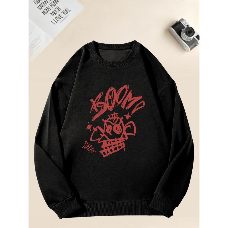 Men'S Pattern Casual Crew Neck Sweatshirt | Loose Fit, Slight Stretch Fabric