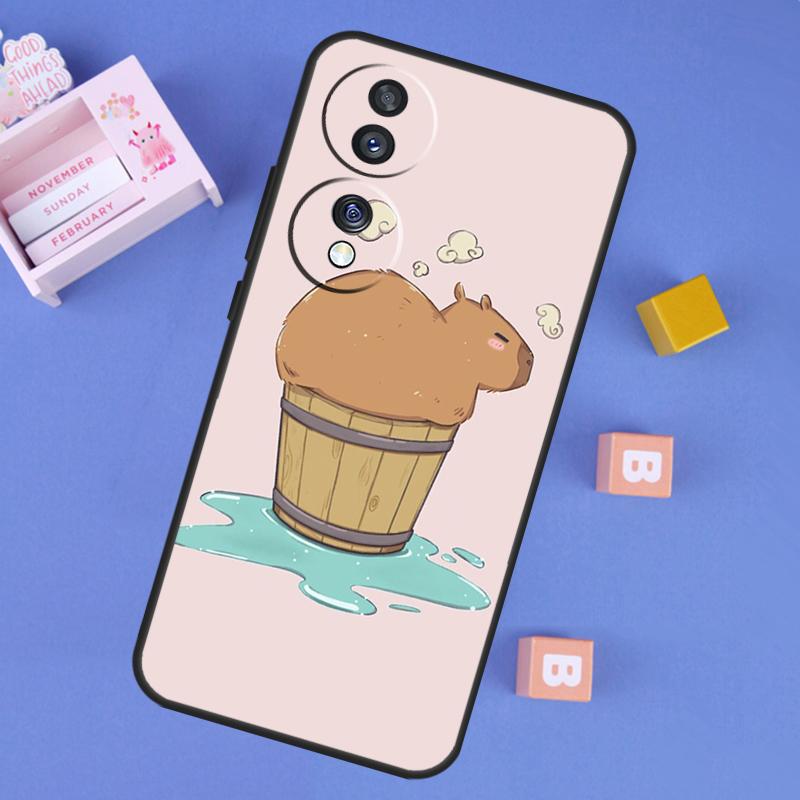 Чехол-спа для капибары для Honor X8b X9b X8a X9a X6a X7a X6 X7 X8 X9 Honor 90 Lite 70 50 Magic 5 6 Pro Чехол