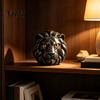 Dragon Wolf Owl Lion Statues Resin Animal Head Sculpture, Guardian Dragon/Lion/Owl/Wolf Statues, Modern Cabinet Display Pieces Figurine for Bookshelf