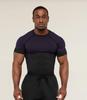 Мужская дышащая компрессионная футболка GYMSHARK с коротким рукавом, для тренировок, быстросохнущая