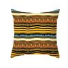 Ethnic Aztec D Flat Printed Peach Skin Pillow Cover Boho Colorful Geometric Cushion Case for Sofa Living Room Decor